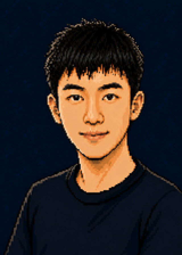 32-bit pixel portrait of Alan